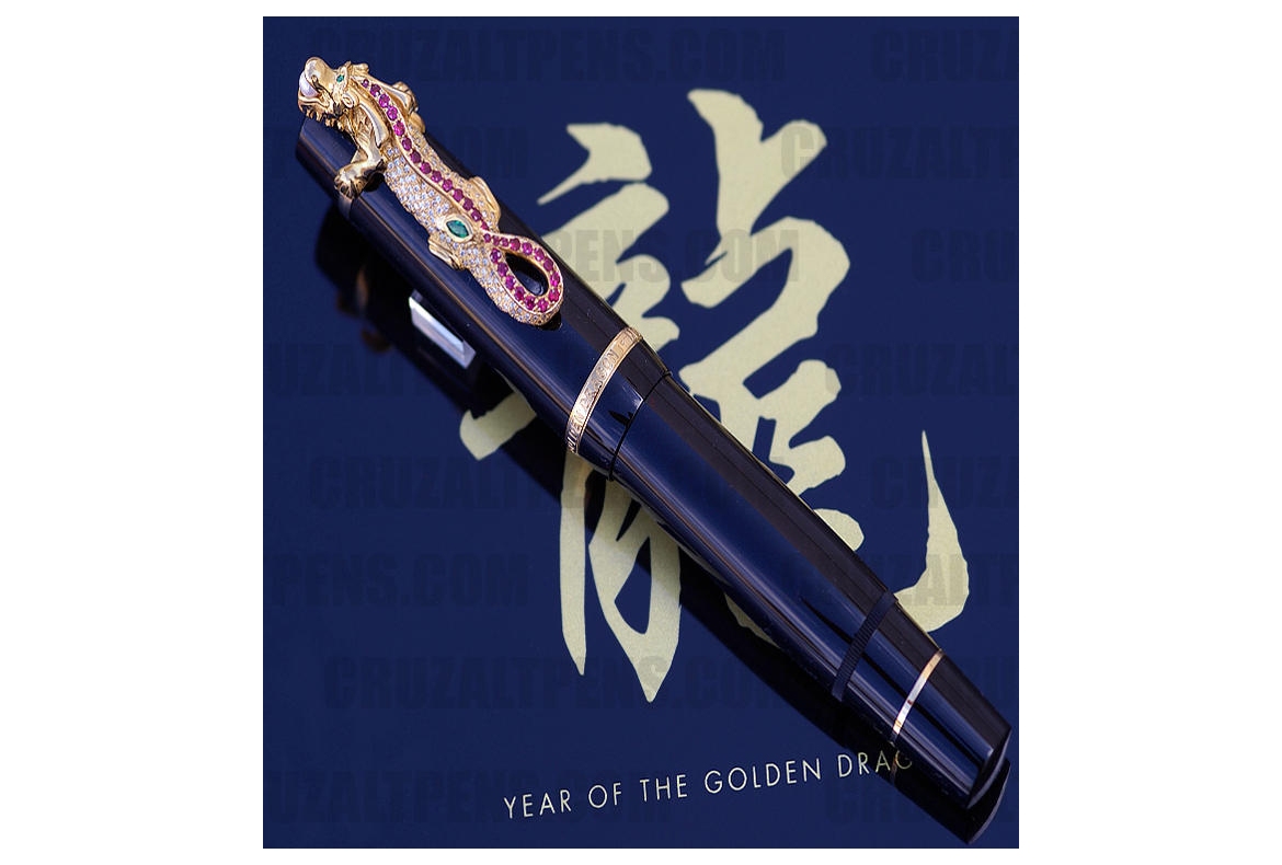 MONTBLANC "PRECIOUS DRAGON", 8/8 RUBY CREATION ( AÑO 2000 )