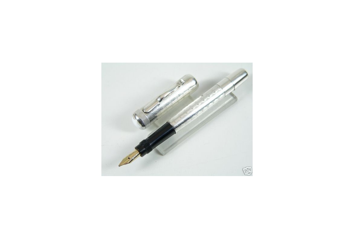 SAFETY Nº 1 EN PLATA (AÑOS 20) - PLUMA ESTILOG. MONTBLANC