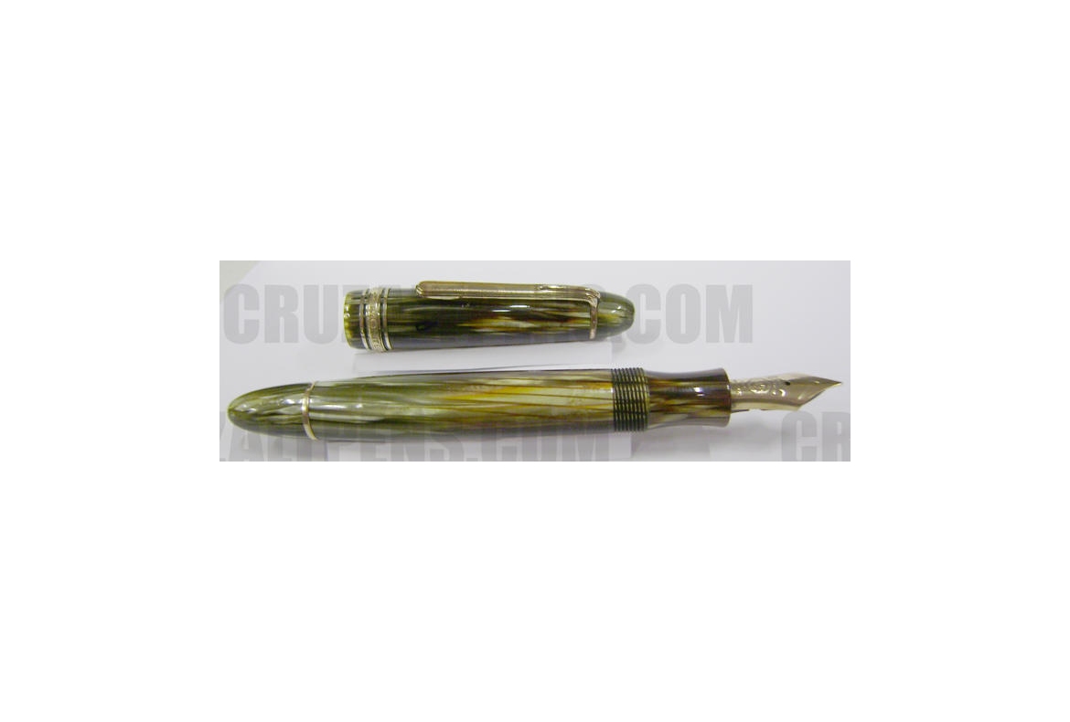 146 VERDE STRIATED MASTERPIECE ( 1949-1960 ) - PLUMA ESTIL. MONTBLANC