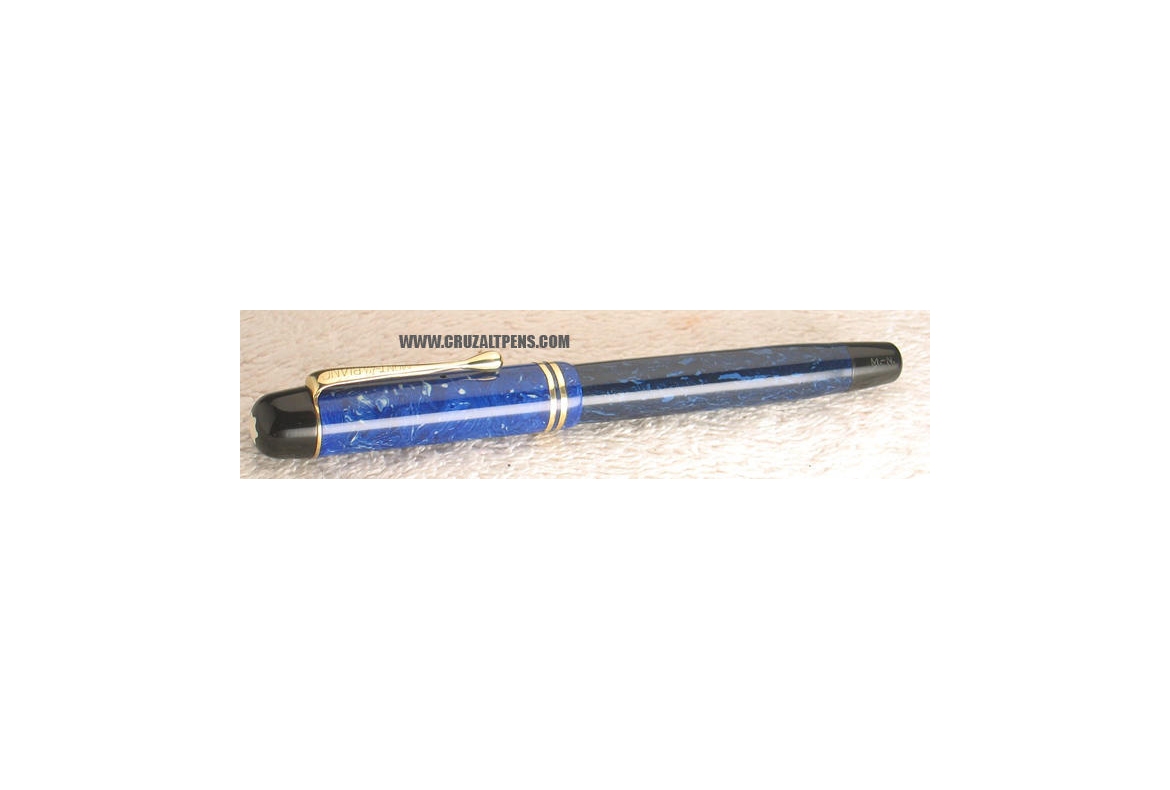M.-N. ESTILÓGRAFO, COLOR AZUL COBALTO ( 1932 - 1933 ) MONTBLANC